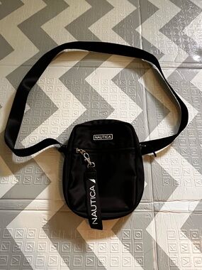 Nautica Black Mini Crossbody Pouch